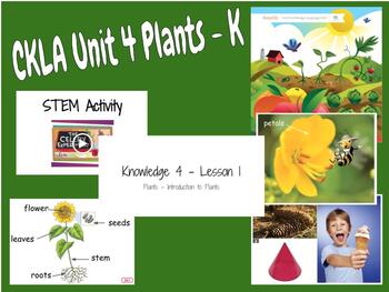 Preview of CKLA Kindergarten Knowledge Unit 4; Plants Lessons 2 and 3