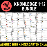 CKLA Kindergarten Knowledge Write the Room *BUNDLE*