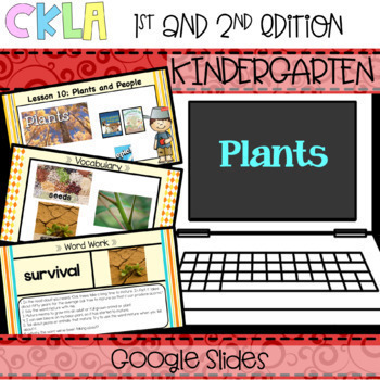 Preview of CKLA Kindergarten: Plants (Amplify)