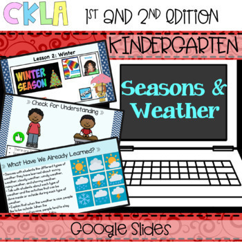 Preview of CKLA Kindergarten: Seasons & Weather (Amplify)