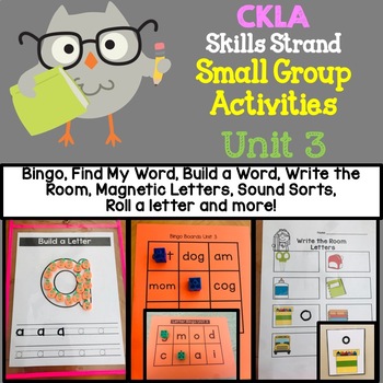 Preview of CKLA Kindergarten Skill Groups Unit 3 (Amplify, EngageNY)