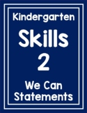 CKLA Kindergarten Skill Unit 2 "We Can" Statements