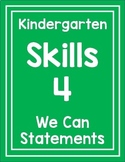 CKLA Kindergarten Skill Unit 4 "We Can" Statements