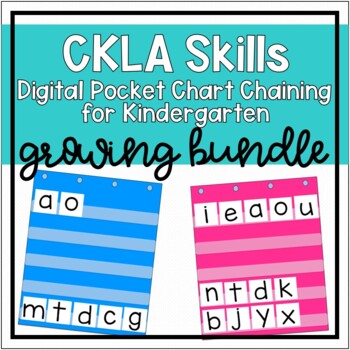Preview of CKLA Kindergarten Skills Pocket Chart Chaining Units 3-5