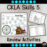 CKLA Kindergarten Skills Unit 5 Review Activities-CVC blen