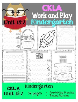 Preview of CKLA Kindergarten Skills: Work and Play Unit 1 and 2 for 1st and 2nd Edition