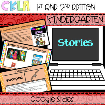 Preview of CKLA Kindergarten: Stories Google Slides (Amplify)