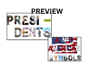 Preview of CKLA Kindergarten Unit 12: Presidents and American Symbol, Bulletin Board/Center