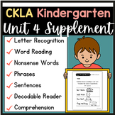 CKLA Kindergarten Unit 4 Decodables and Review