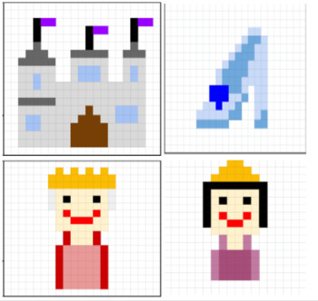 Preview of CKLA Kings and Queens Pixel Art Addition to 10