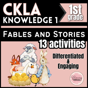 Preview of CKLA Knowledge 1 Fables and Stories | Lesson Supplemental | 1st Grade (Amplify)