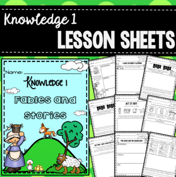 Preview of CKLA Knowledge 1 Lesson Sheets - Fables and Stories