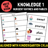 CKLA Kindergarten Knowledge 1 Write the Room