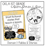 CKLA Knowledge 1st Grade Domain 1 Companion: Fables and Stories