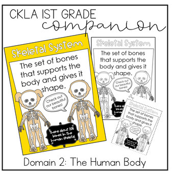Preview of CKLA Knowledge 1st Grade Domain 2 Companion: The Human Body