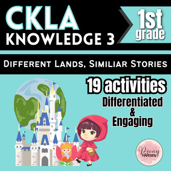 Preview of CKLA Knowledge 3 Different Lands, Similar Stories Lesson Supplemental 1st Grade