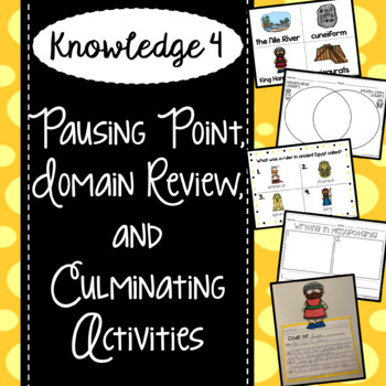 Preview of CKLA Knowledge 4 - Pausing Point, Domain Review, Culminating Activities