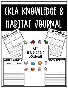 Preview of CKLA Knowledge 8 Habitat Journal