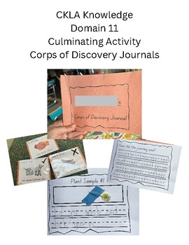 Preview of CKLA Knowledge Domain 11 Culminating Activity Corps of Discovery Journals