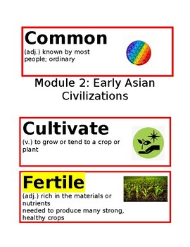 Preview of CKLA Knowledge Domains 2-10 Vocabulary Cards