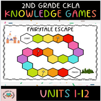 Preview of CKLA Knowledge Games BUNDLE | 2nd Grade CKLA Review Games