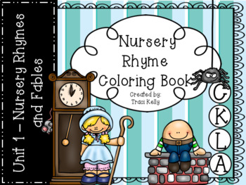 Preview of CKLA Knowledge Kindergarten Coloring Book - Unit 1 Nursery Rhymes and Fables