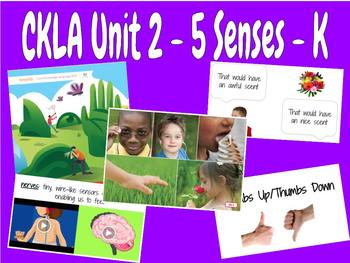 Preview of CKLA Knowledge Unit 2 The Five Senses- Kindergarten