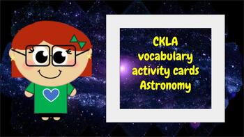 Preview of CKLA Knowledge Unit 6 activity cards for voc. not the voc. cards