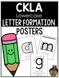 CKLA Letter Formation Posters with directions - LOWERCASE