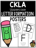 CKLA Letter Formation Posters with directions - UPPERCASE