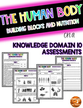 Preview of CKLA Second Grade Domain Knowledge 10 The Human Body Assessment