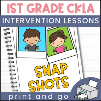 Preview of CKLA Skills 1st Grade Unit 1 Snap Shots - Intervention Lessons