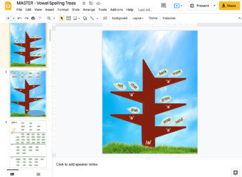 Preview of CKLA Skills (Amplify, engageNY) Grade 2 Vowel Spelling Trees and Leaves