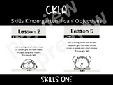 CKLA Skills Kindergarten 'I Can' Statements