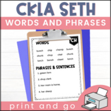 Kindergarten CKLA Skills Unit 7 Seth: Words and Phrases Fl