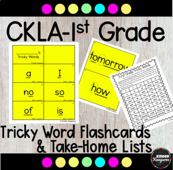 Amplify CKLA - First Grade Tricky Word Review (Bubble Edition)