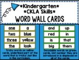 CKLA Skills Word Wall Cards-Kindergarten