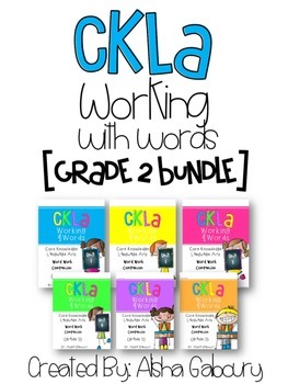 Preview of CKLA Skills Word Work Companion: 2nd Grade Bundle