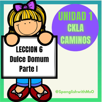 Preview of CKLA- Spanish Amplify Unit 1 /Lesson 6 Slideshows presentations