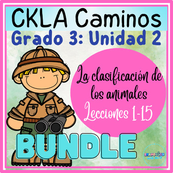 Preview of CKLA- Spanish Amplify Unit 2 /Lessons 1-15 Slideshows presentations Bundle