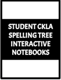 CKLA Student Spelling Tree Interactive Notebook