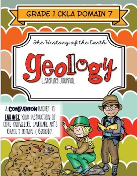 Preview of CKLA The History of the Earth, Geology, Grade 1, Listening Journal