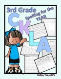 CKLA Third Grade Spelling for the Entire Year