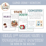 CKLA Third Grade Unit 1 Vocabulary Posters