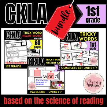 Preview of CKLA Tricky Word Complete BUNDLE | First Grade