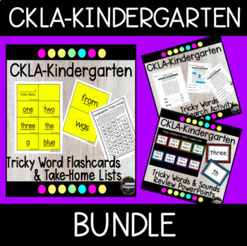 Preview of CKLA Tricky Words Bundle-Kindergarten