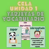 CKLA UNIDAD 1 - Tarjetas de vocabulario ESPANOL: el viento