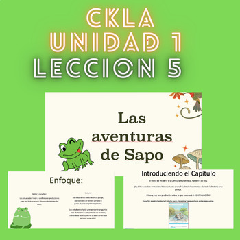 Preview of CKLA - UNIT 1 LESSON 5 SPANISH SLIDES : El viento en los sauces