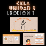 CKLA - UNIT 3 LESSON 1 SPANISH SLIDES : El cuerpo humano