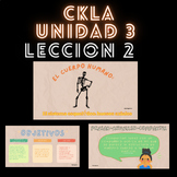 CKLA - UNIT 3 LESSON 2 SPANISH SLIDES : El cuerpo humano